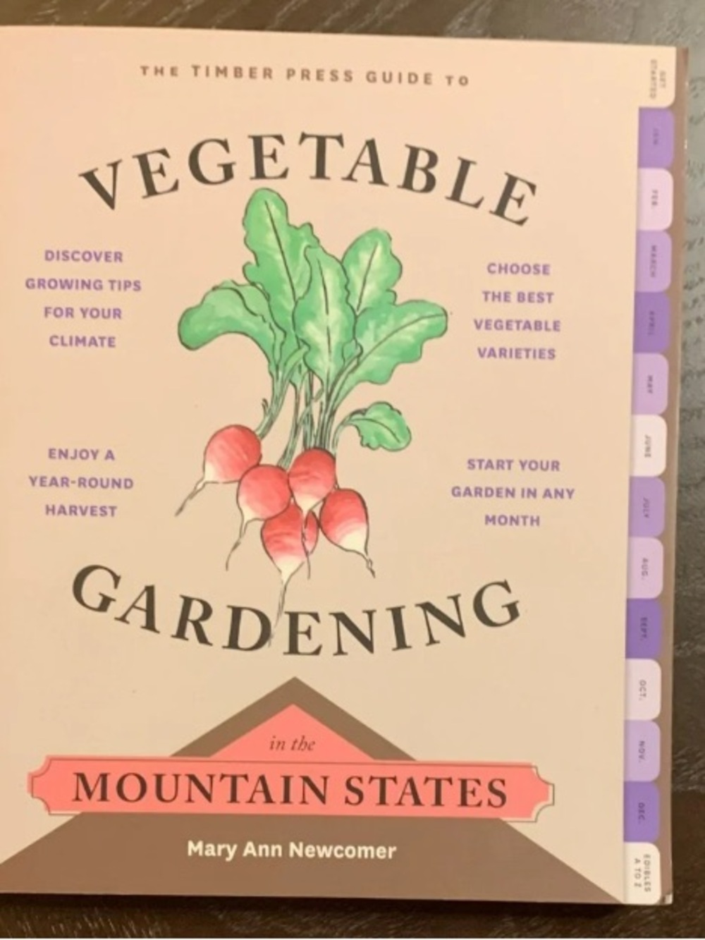 Timber Press Vegetable Gardening Wall Art - Cream & Green